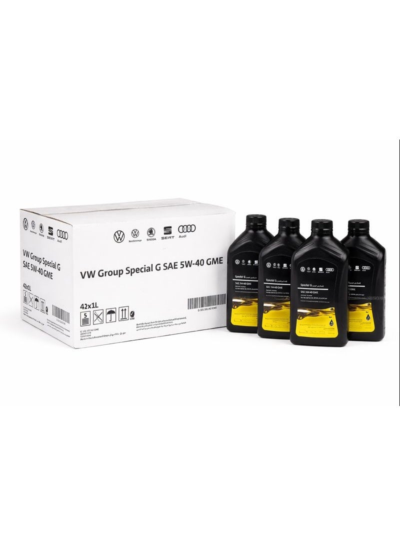 Audi زيت محرك 5W-40 سعة 1 لتر – عبوة 4 قطع أودي